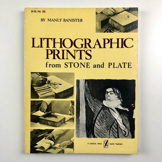 Lithographic Prints from Stone and Plate by Manly Banister | Littlefield, Adams & Co, 1974