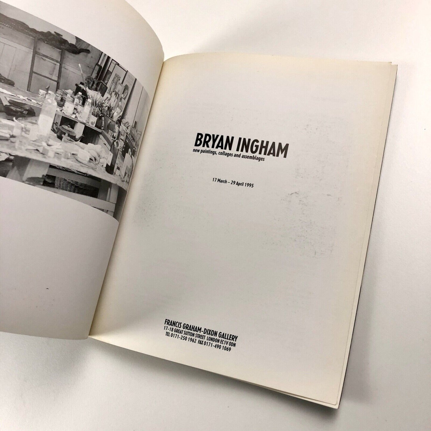 Bryan Ingham: New Paintings, Collages... | Francis Graham-Dixon Gallery, 1995