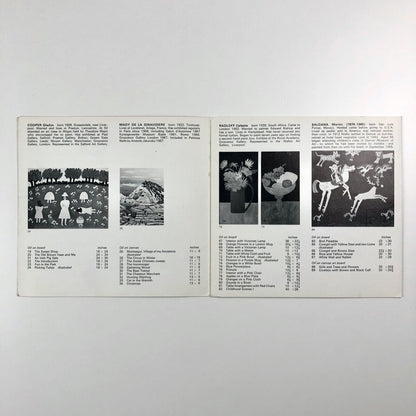 The Spontaneous Eye II – Grosvenor Gallery folded card, Nov-Dec 1968