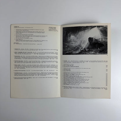 Leaflet/catalogue John Martin 1789-1854 | Christopher Mendez 1976