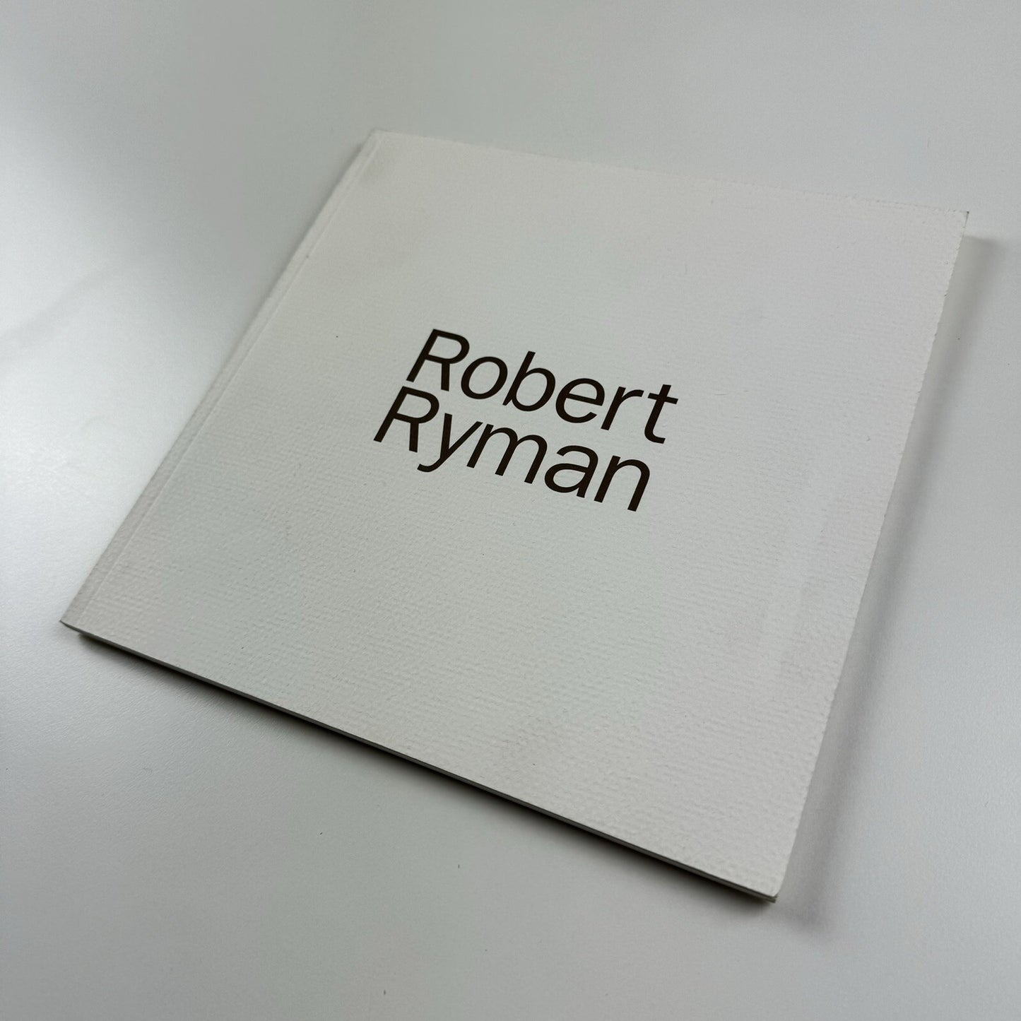 Robert Ryman | Haunch of Venison exhibition catalogue, 2003