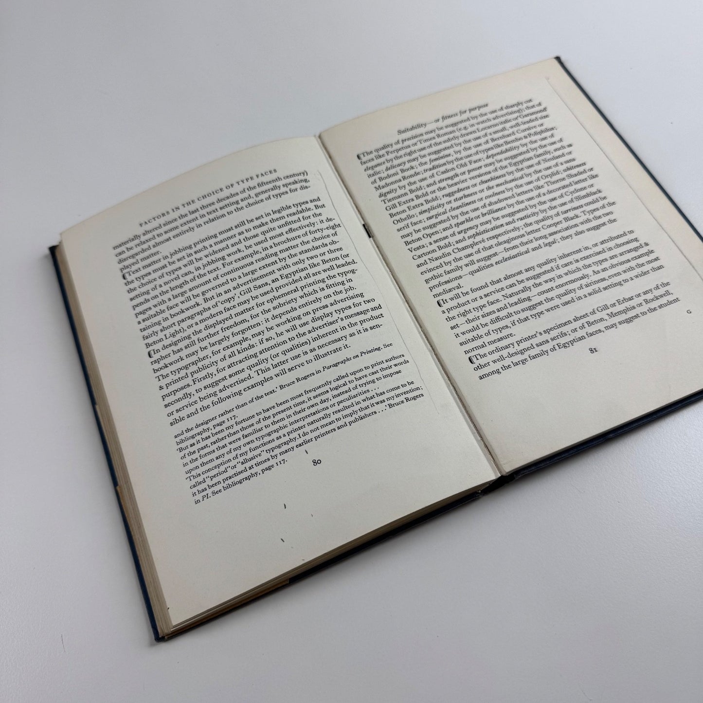Factors in the Choice of Type Faces by Geoffrey Dowding | Wace & Co 1957