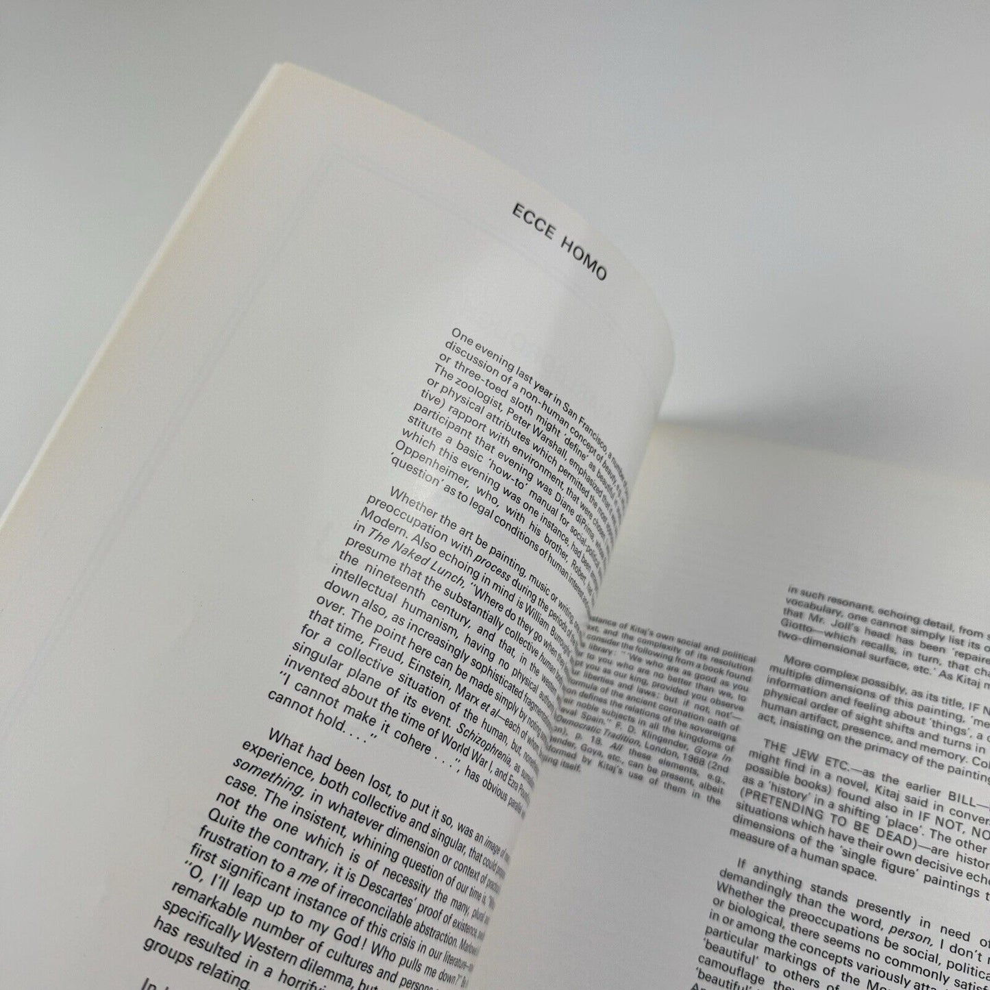 R.B. Kitaj Pictures For Sand for These Years | Marlborough London, 1977 | introduction by Robert Creeley