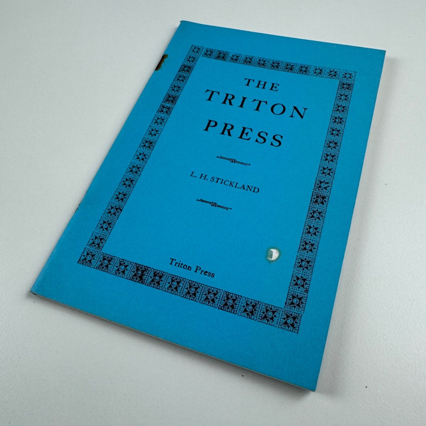 The Triton Press by L.H. Stickland | Triton Press, 1989