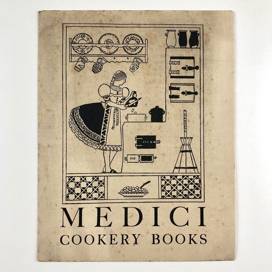 Prospectus for Medici Society Cookery Books | Maggs Brothers, undated c. late 1930s