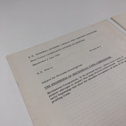 N.W. Regional Advisory Council / Scholastic Studies in Printing | June 1969