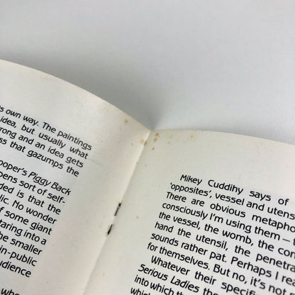 Playing Live: Paintings and sculpture about performance | Selected by Robert Ayres | The Loseby Gallery, 1984 catalogue