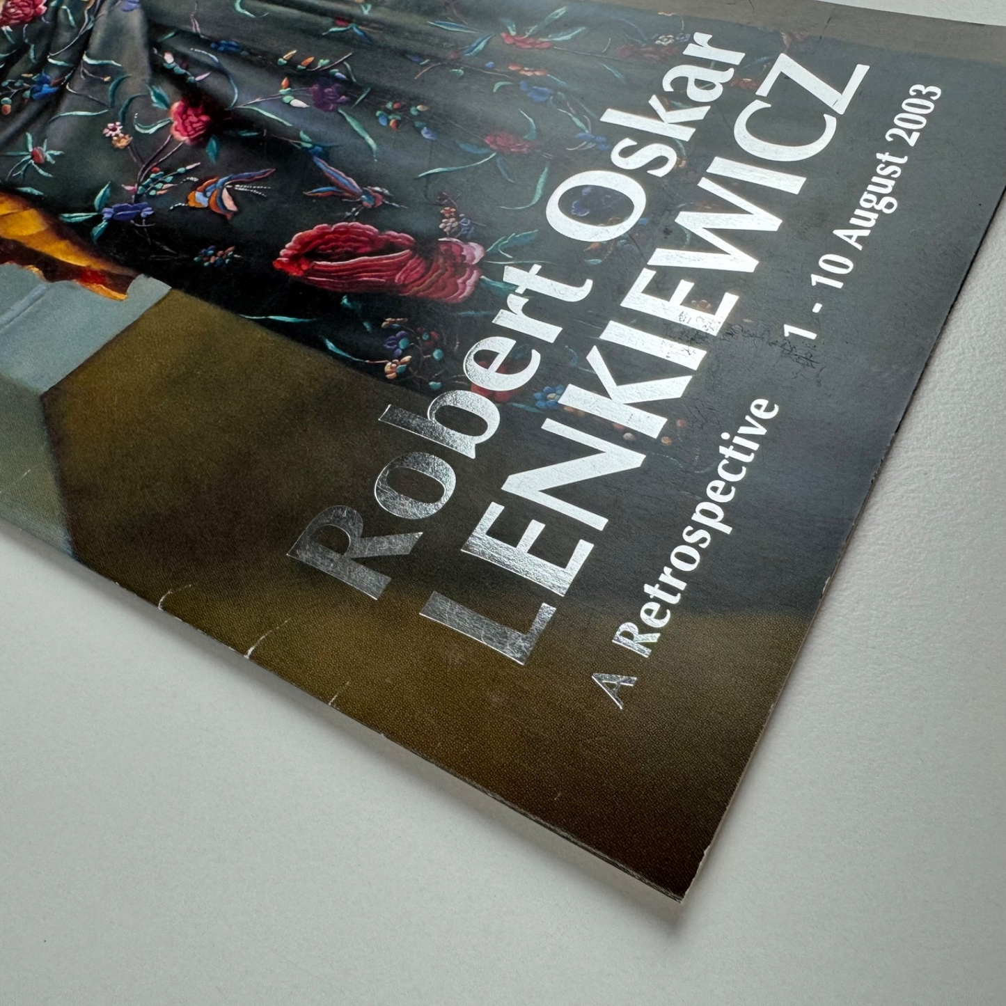 Folding card Robert Oskar Lenkiewicz. A Retrospective Triton Galleries 2003