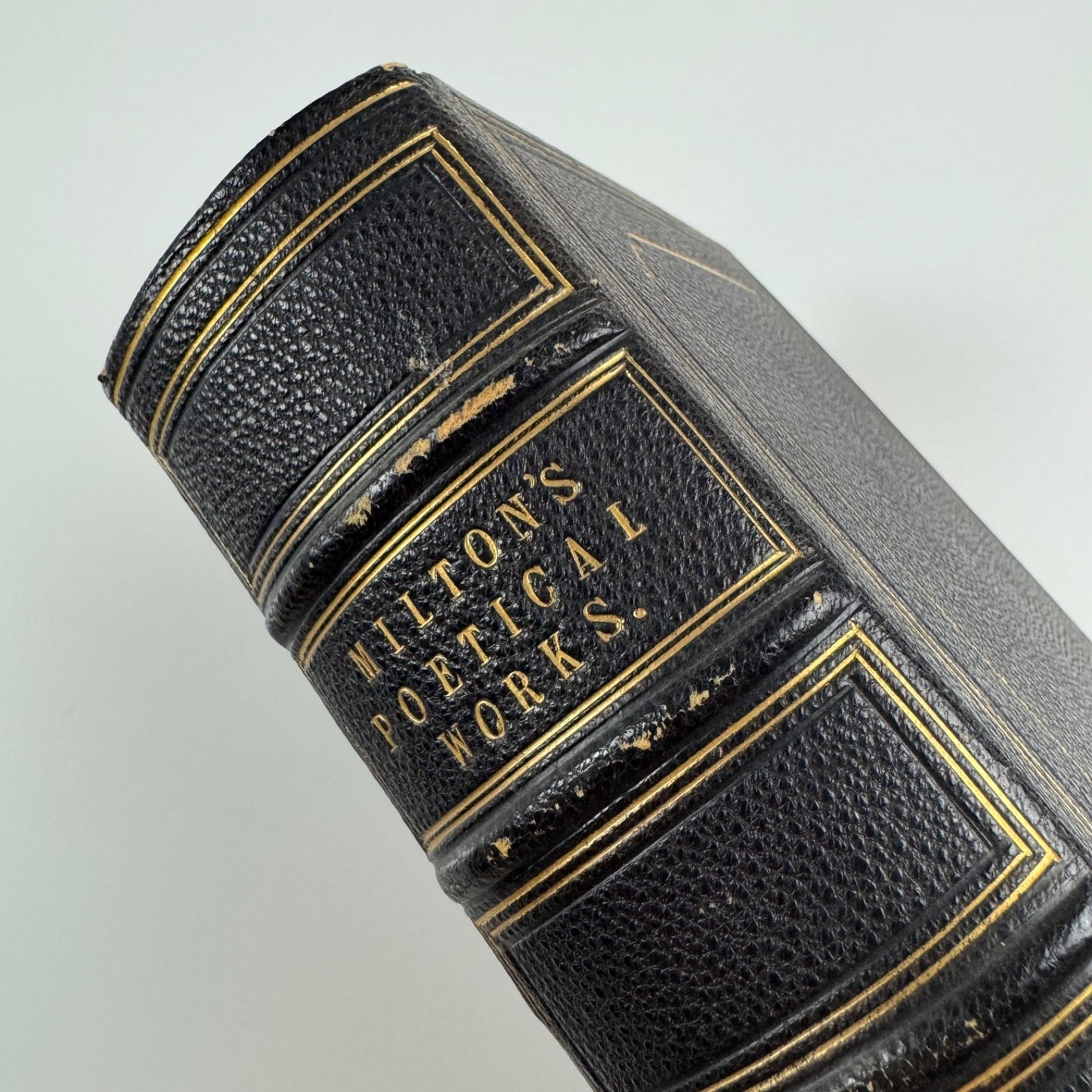 Milton's Poetical Works edited by Sir Egerton Brydges | William Tegg, 1865 bound by Edwin Slater