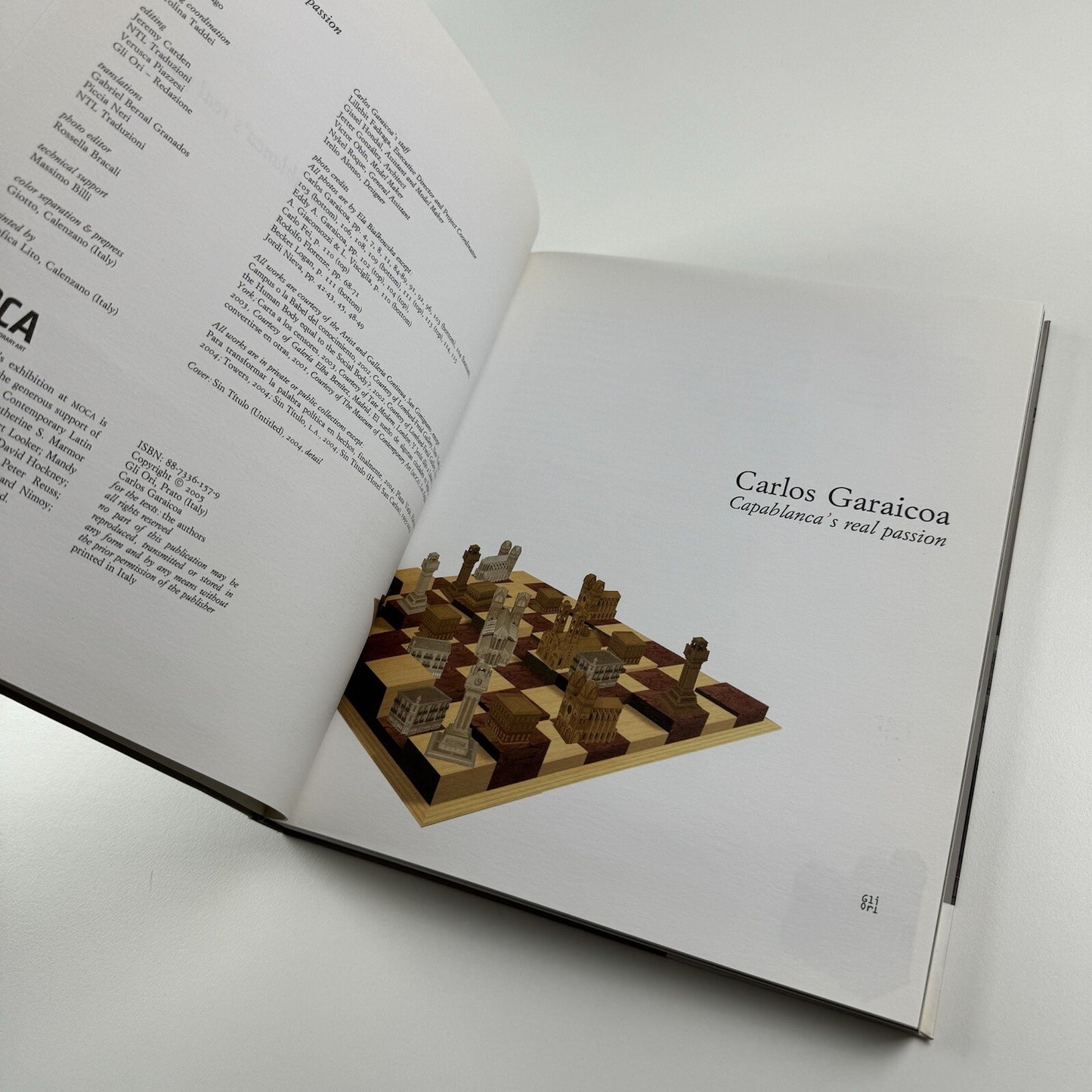 Carlos Garaicoa | Capablanca’s real passion | MOCA and AAM | Gli Ori, 2005