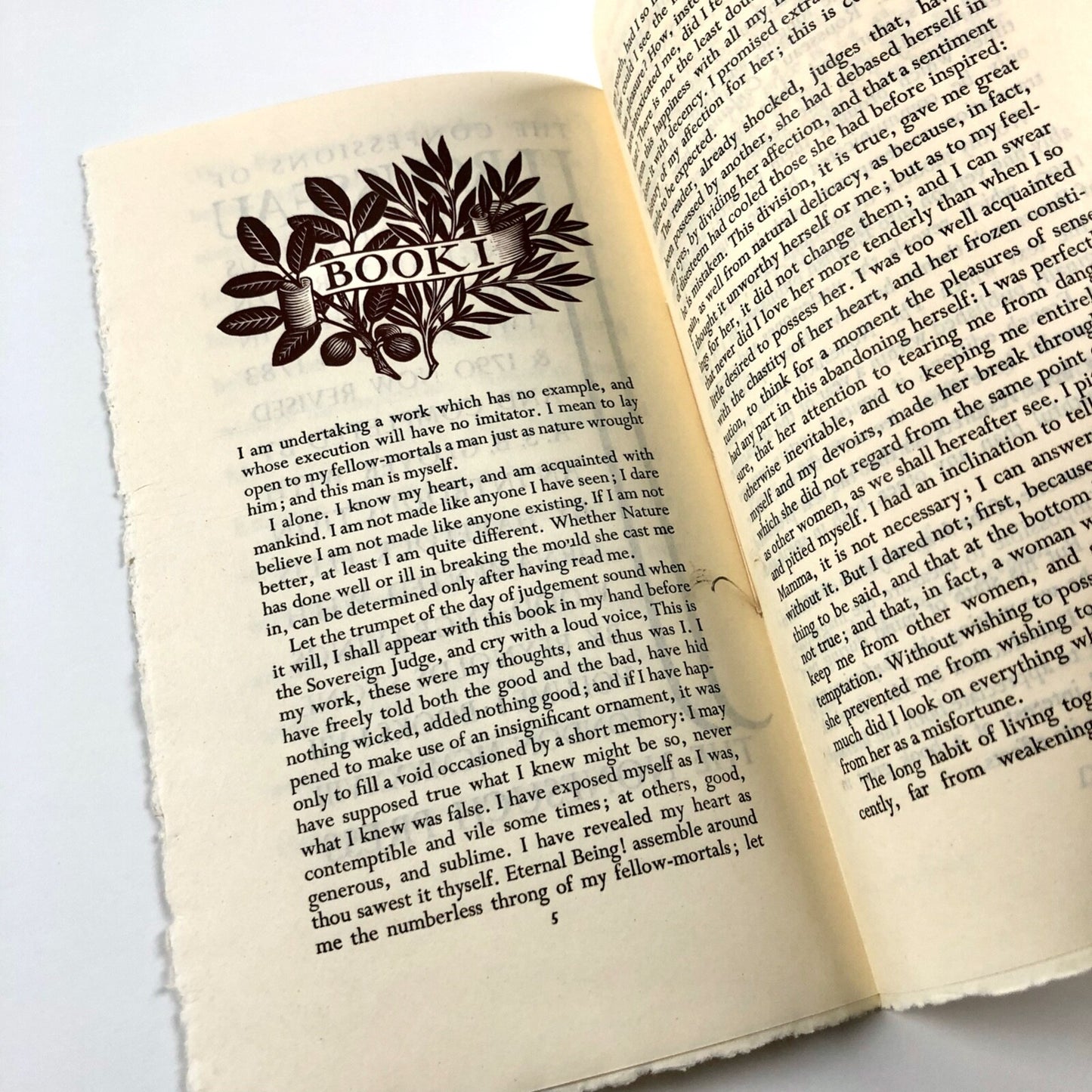 Prospectus for Rousseau’s Confessions | Nonesuch Press, 1938