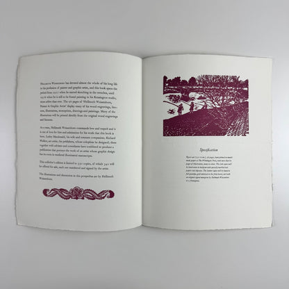 Prospectus Hellmuth Weissenborn Painter & Graphic Artist Whittington Press 1976