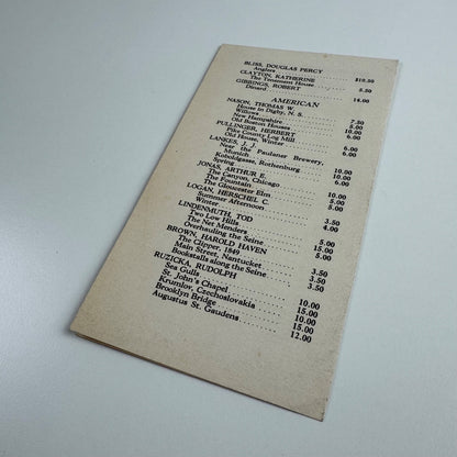 Leaflet for Exhibition and Sale of Modern wood-engravings: English and American | Goodspeed's Book Shop Boston 1926