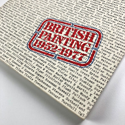 British Painting 1952-1977 Royal Academy of Arts | catalogue design by Gordon House
