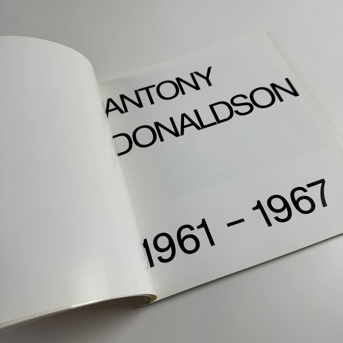 Antony Donaldson. Pictures from the Sixties | The Mayor Gallery, 1999