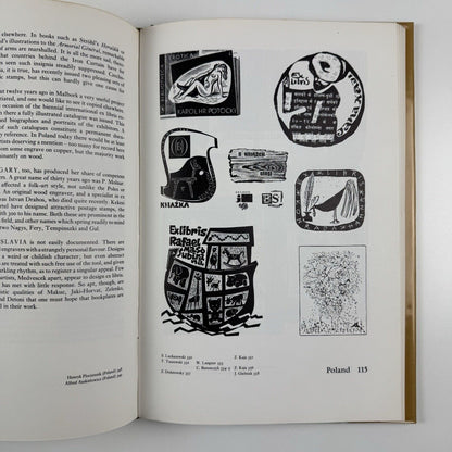 Engraved Bookplates. European Ex Libris 1950-70 by Mark Severin and Anthony Reid | Private Libraries Association, 1972