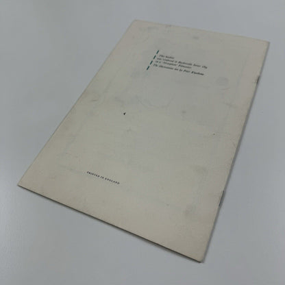 Leaflet The myth of the one-man machine. Monotype Monophoto | Peter Kneebone illustrations, undated
