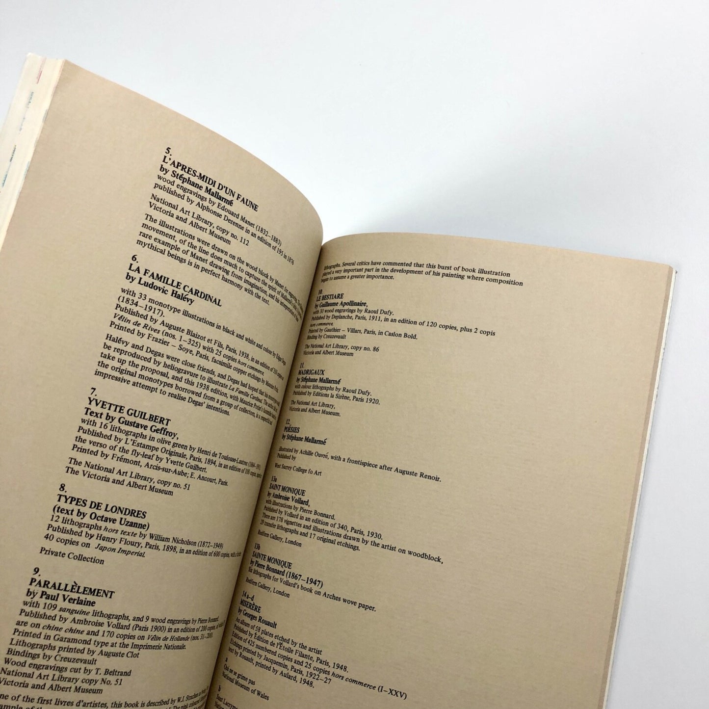 From Delacroix to Dubuffet. French Prints and Livres d’Artistes | Herbert Read Gallery, Canterbury College of Art | 1986 catalogue