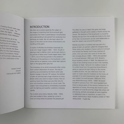 Effortless brushstrokes. Falmouth Art Gallery Collection Volume 15 by Louise Connell, Ingrid Heseltine, Catherine Wallace | Falmouth Art Gallery, 2012