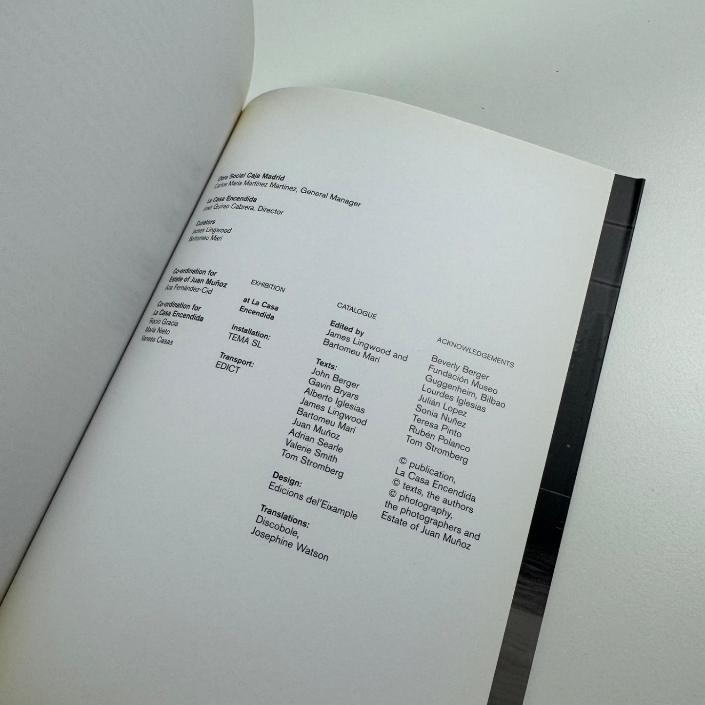 Juan Muñoz. The Voice Alone. Sculptures Drawings and Works for Radio.&nbsp; | Casa Encendida, 2005