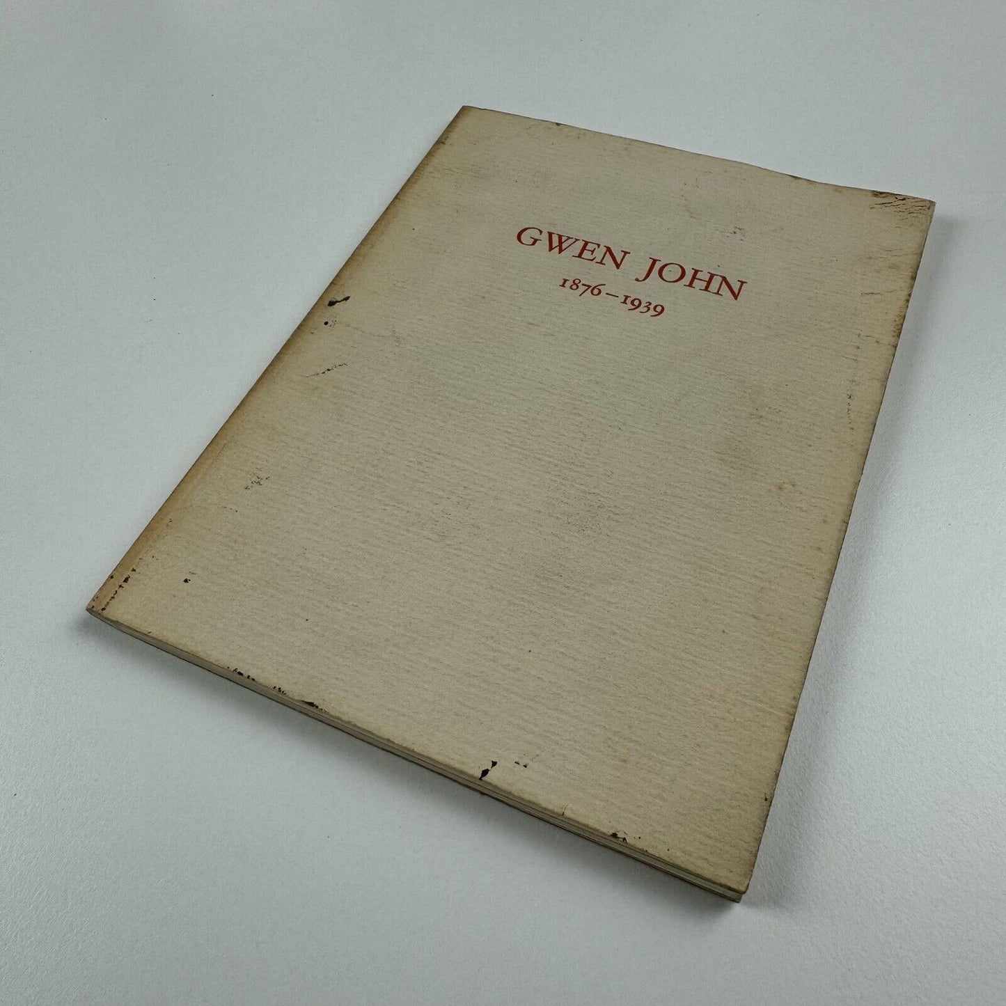 Gwen John 1876-1939 | Anthony d'Offay, 1976 | Catalogue design by Gordon House