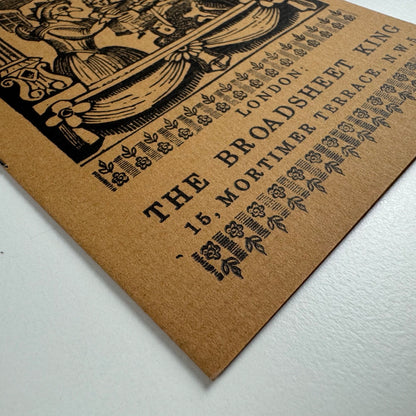 Punch and Judy. The Broadsheet King | John Foreman’s press, undated c.1980