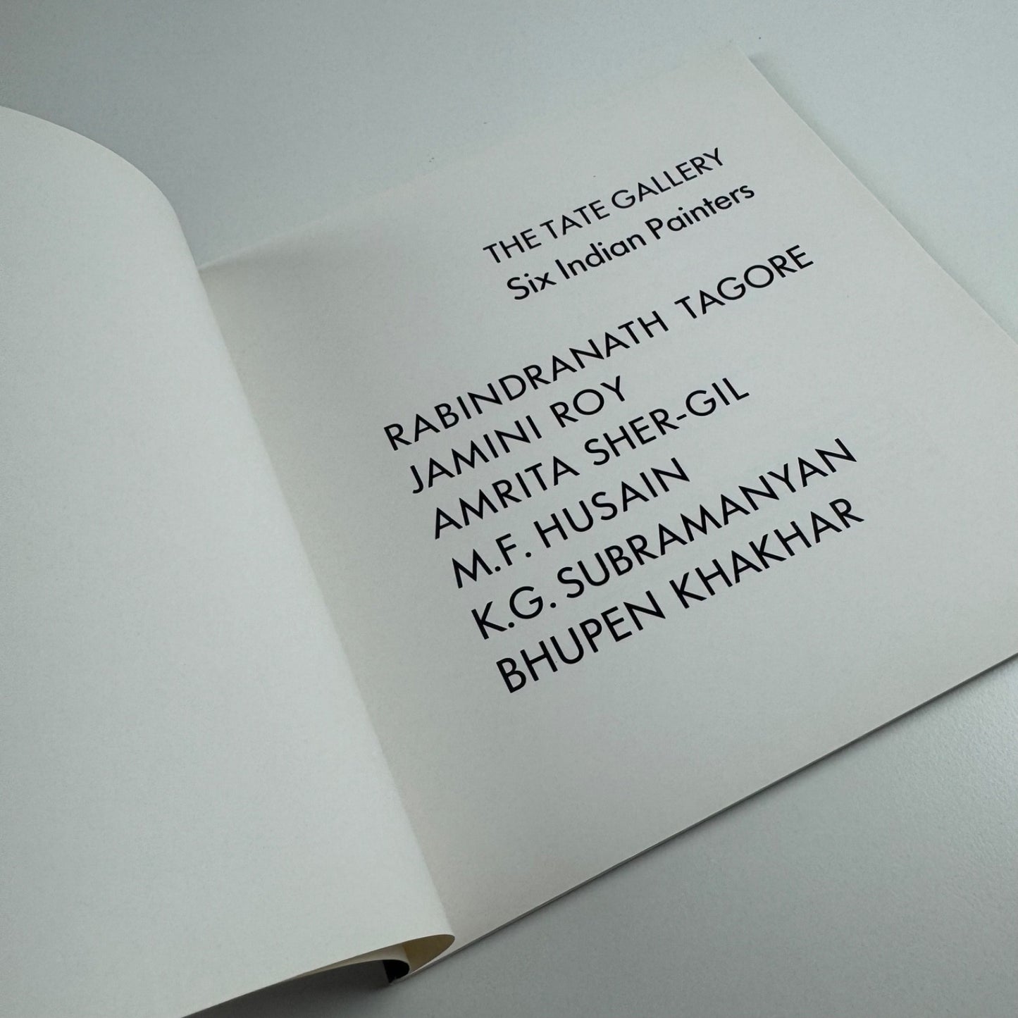 Six Indian Painters | Tate Gallery, 1982