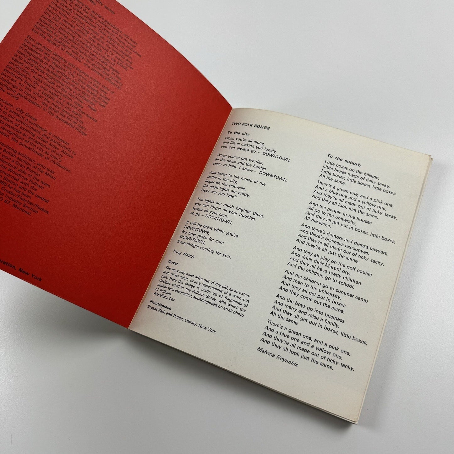 Architecture: City sense by Theo Crosby | Studio Vista/Reinhold, 1967