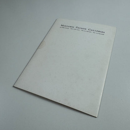 Folding card Pavel Tchelitchew. A reevaluation | Midtown Payson Galleries 1994