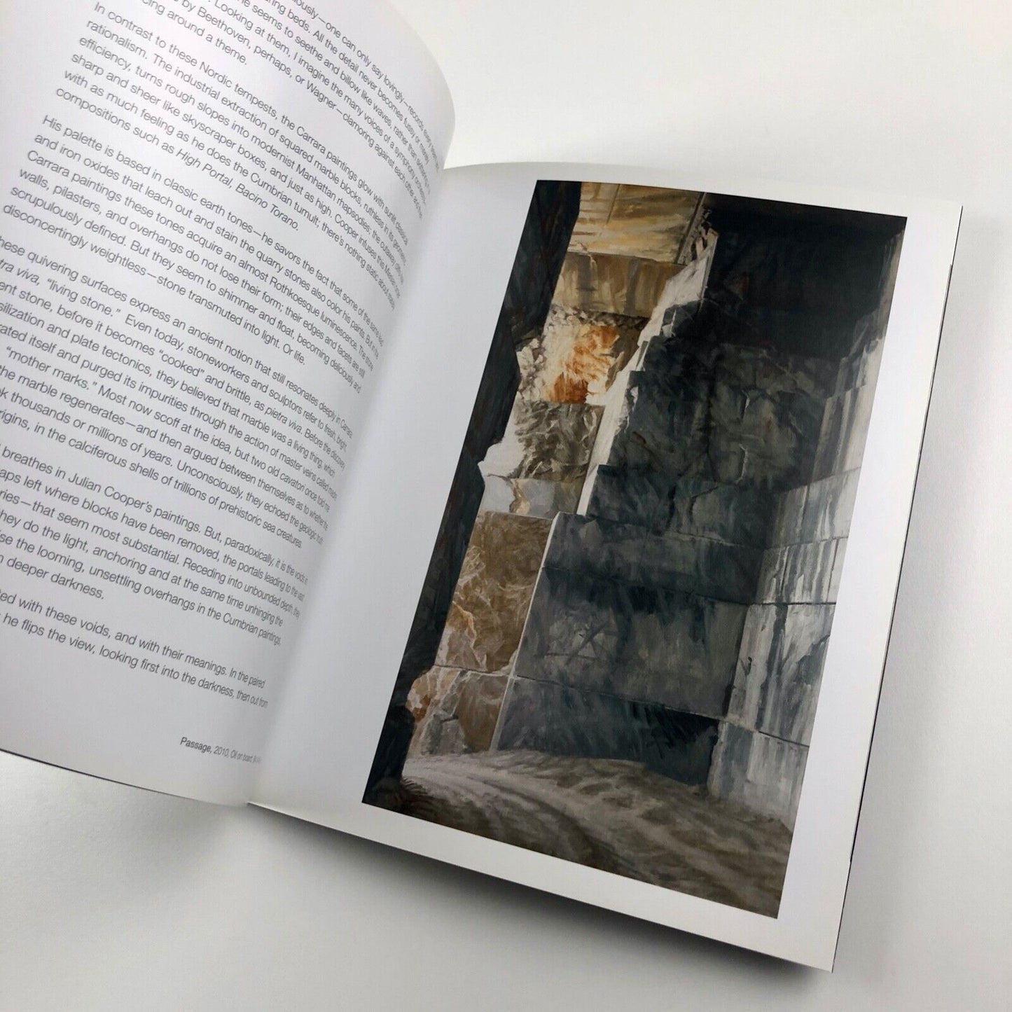 Julian Cooper. Breaking Ground | Quarries of Cumbria and Carrara | Art Space Gallery catalogue booklet, 2010