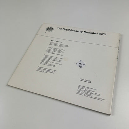 The Royal Academy Illustrated 1975 207th Summer Exhibition | cover Peter Blake | typography Gordon House