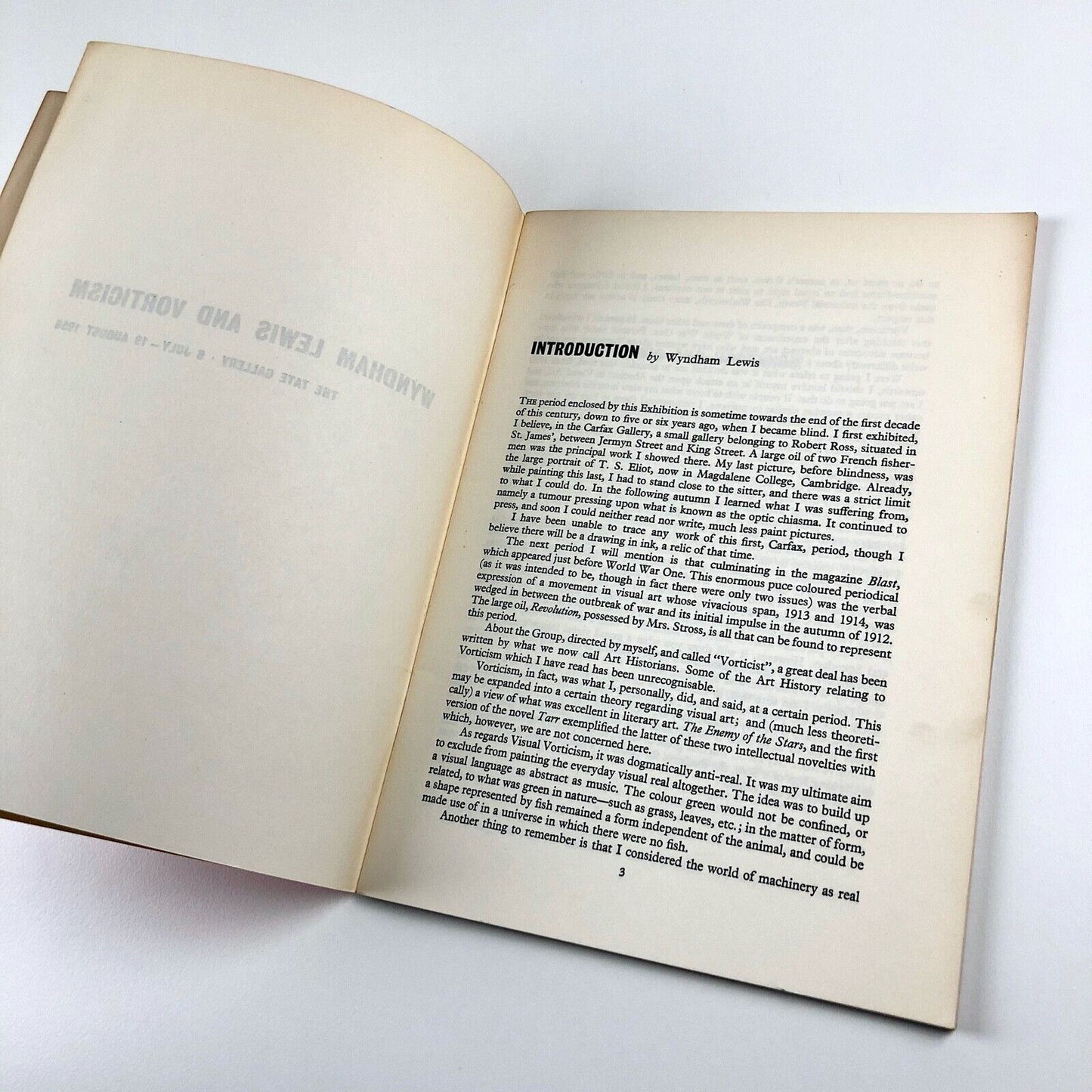 Wyndham Lewis and Vorticism | Tate Gallery exhibition catalogue, 1956