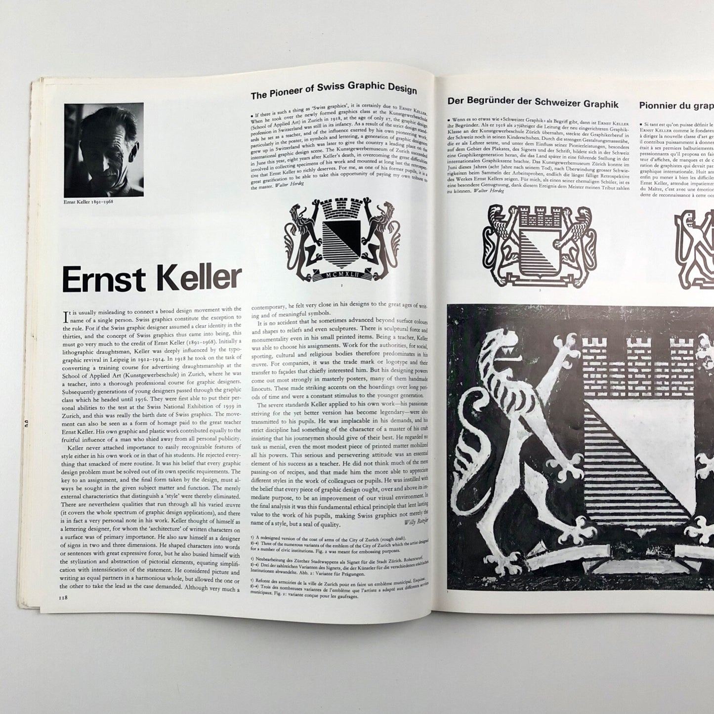Graphis journal No 184 Vol 32 1976/77 | Walter Herdeg | The Graphis Press