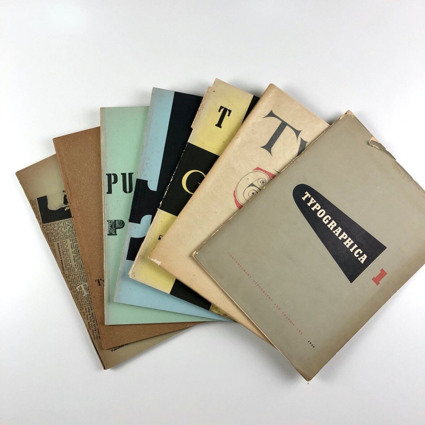 Typographica journal old series 1-16 edited by Herbert Spencer. Lund Humphries