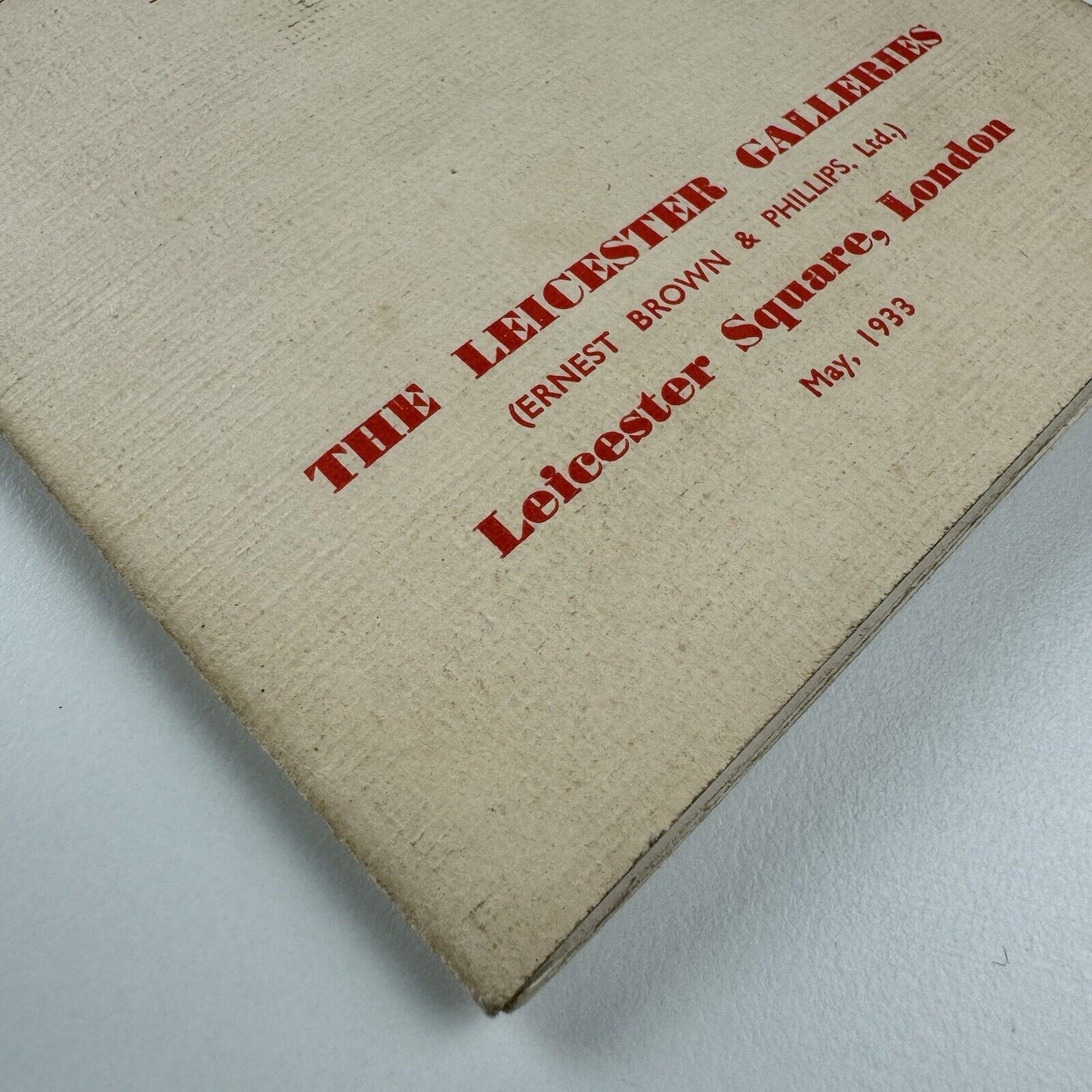 Jacob Epstein | The Leicester Galleries exhibition catalogue | Ernest Brown & Phillips, May 1933