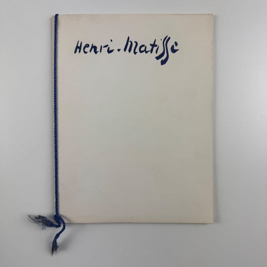 Henri Matisse 1869-1954. Drawings 1919 to 1952 | Victor Waddington, 1972
