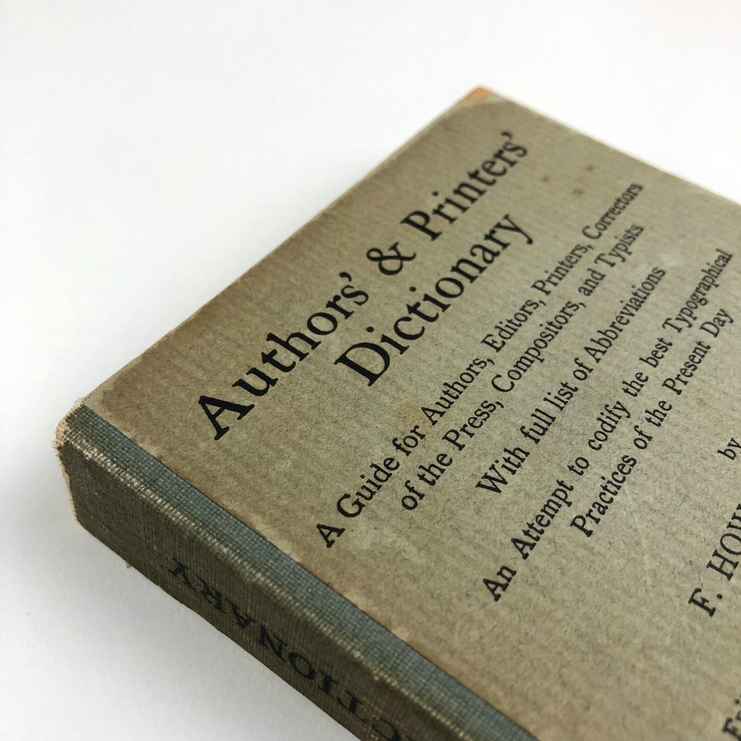 Authors' and Printers' Dictionary by F. Howard Collins | Henry Frowde, 1909