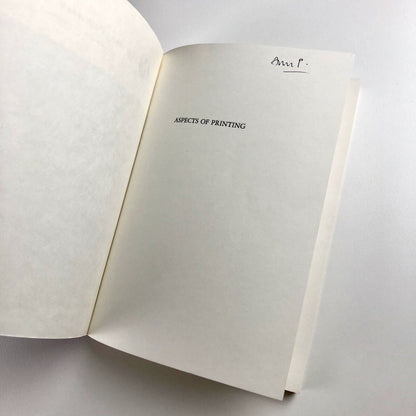 Aspects of Printing From 1600 | Robin Myers and Michael Harris | Publishing Pathways, 1987