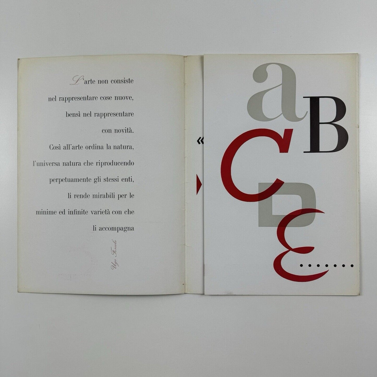 Type specimen folder – Società Nebiolo, Torino | Designed by Aldo Novarese