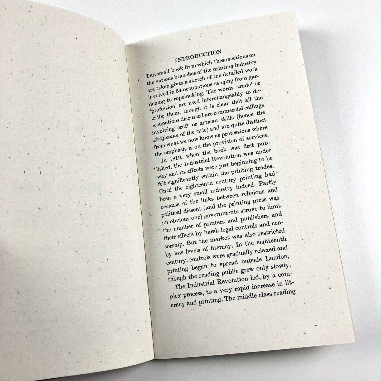 The Printing Trade. Reprinted from Artificiana | Peter Cain | The Hayloft Press, 1994 | Numbered, limited edition