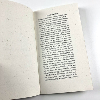The Printing Trade. Reprinted from Artificiana | Peter Cain | The Hayloft Press, 1994 | Numbered, limited edition