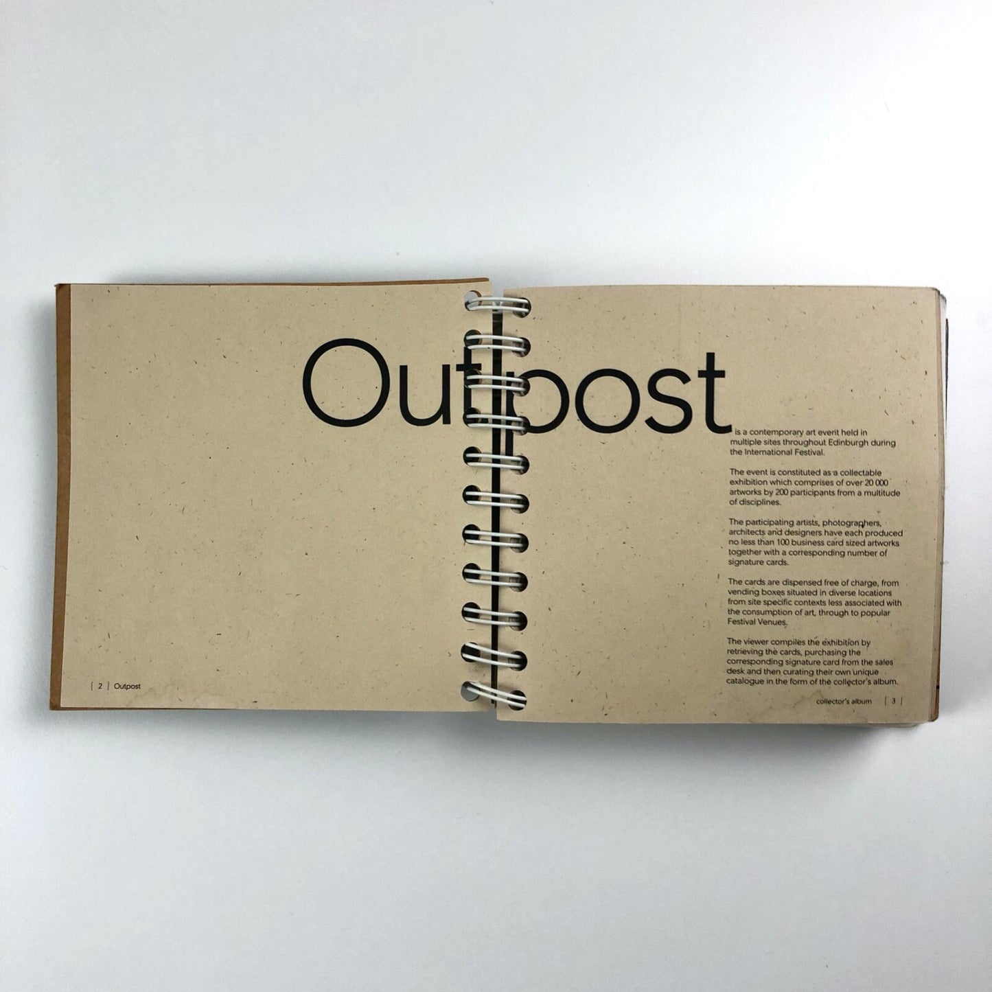 Outpost exhibition booklet – Edinburgh Festival 1994 | Clive Sall & Emma Davis | FAT