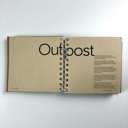 Outpost exhibition booklet – Edinburgh Festival 1994 | Clive Sall & Emma Davis | FAT