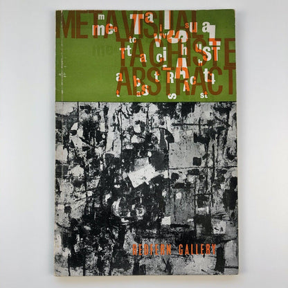 Metavisual, Tachiste, Abstract. Painting in England To-Day | Redfern Gallery, 1957 preface by Denys Sutton