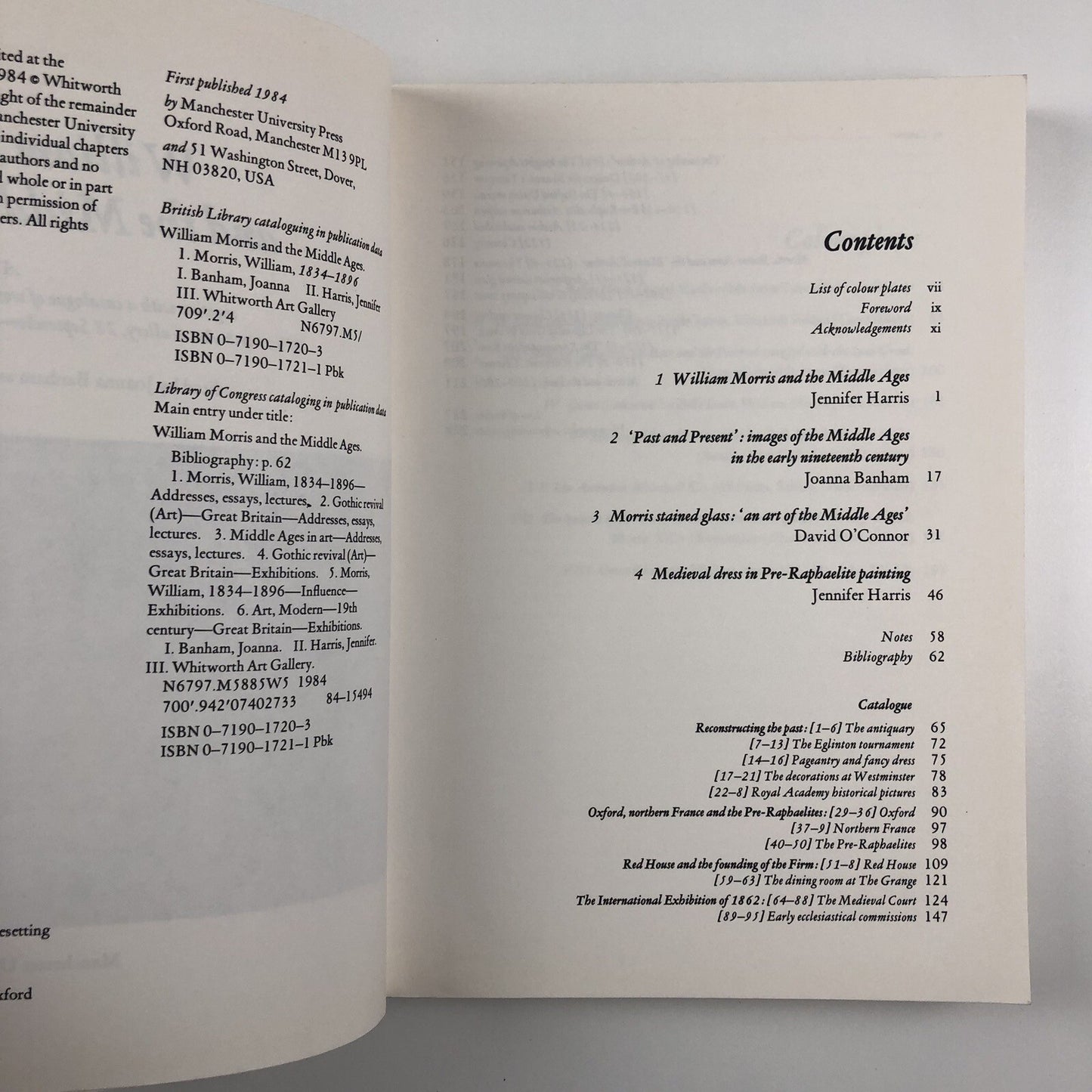 William Morris and the Middle Ages | Joanna Banham, Jennifer Harris | Whitworth 1984