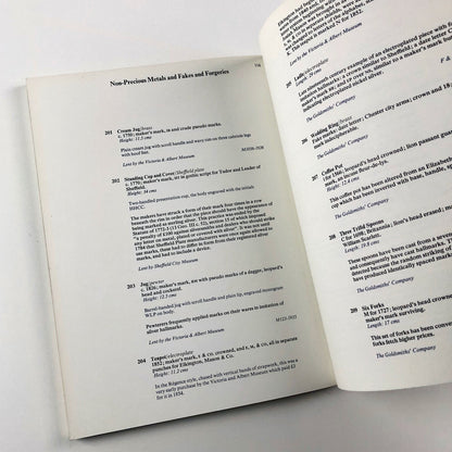 Touching Gold & Silver: 500 years of Hallmarks | Goldsmith's Hall catalogue 1978