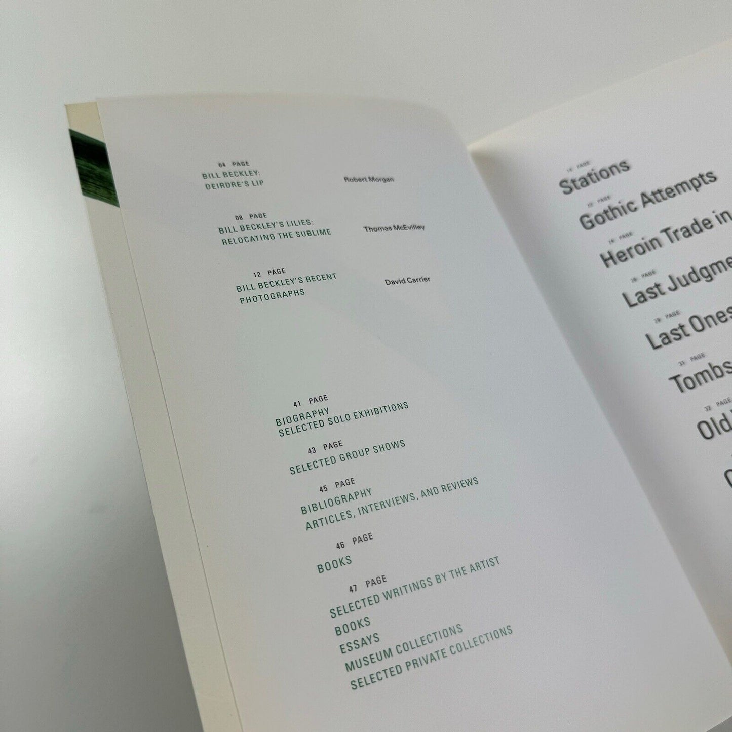 Bill Beckley | Galerie Hans Meyer exhibition catalogue, 2003