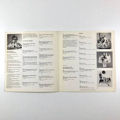 Ronald Stein 16 1/2 Portrait-Tableux | Marlbourgh New London Gallery catalogue leaflet, 1967