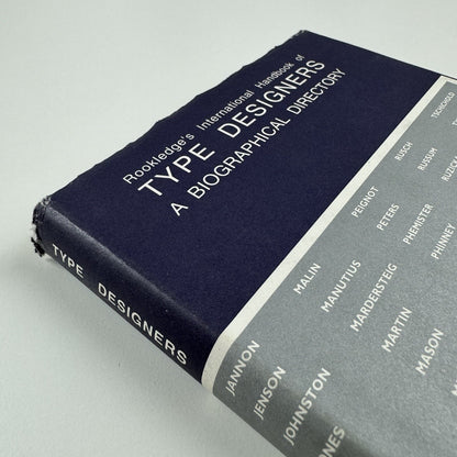 Rookledge’s International handbook of type designers | Edited by Phil Baines et al, 1991