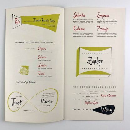 Type specimen leaflet 'Reiner Script' - Typefoundry Amsterdam | type design by Imre Reiner, undated, c. 1955
